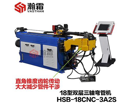 HSB-18CNC-3A2S/18液压双层模弯管机/全自动弯管机/PLC、工控